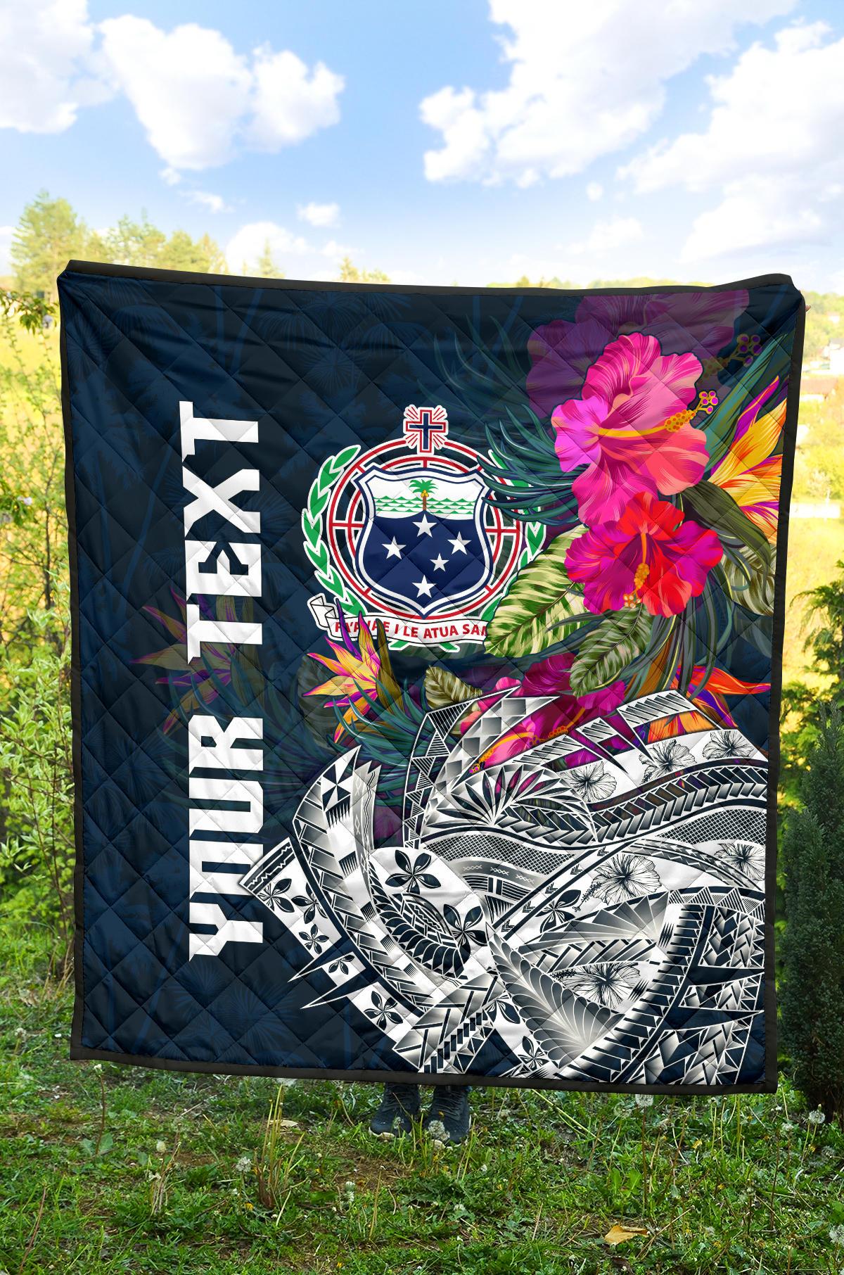 Samoa Custom Personalised Premium Quilt - Summer Vibes - Polynesian Pride