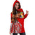 Tonga Women's Hoodie Dress - Polynesian Palm Tree Flag - Polynesian Pride