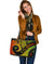 Guam Leather Tote Bag - Guam Polynesian Decorative Patterns - Polynesian Pride