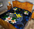 Polynesian Hawaii Quilt Bed Set - Turtle With Plumeria Flowers - Polynesian Pride