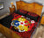 Tonga Polynesian Quilt Bed Set - Tongan Coat Of Arms Polynesian Tattoo - Polynesian Pride