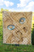 New Zealand Maori Quilt, Tiki With Paua Shell Eyes Quilt Blanket - Polynesian Pride