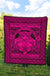 Hawaii Polynesian Pele Kanaka Premium Quilt Pink - Polynesian Pride