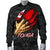 Tonga Men's Bomber Jacket - Tonga In Me (Black) - Polynesian Pride