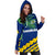 Tokelau Rugby Women Hoodie Dress Coconut Leaves - Polynesian Pride