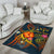 Kosrae Polynesian Personalised Area Rug - Legend of Kosrae (Blue) - Polynesian Pride