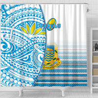Tuvalu Rugby Shower Curtain Special - Polynesian Pride