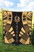 Vanuatu Premium Quilt - Vanuatu Coat Of Arms Polynesian Gold Tattoo - Polynesian Pride