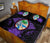 Guam Polynesian Quilt Bed Set Hibiscus Purple - Polynesian Pride