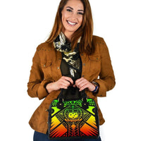 Samoa Polynesian Shoulder Handbag - Samoa Reggae Seal with Polynesian Tattoo - Polynesian Pride