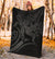 Hawaii Turtle Hibiscus Polynesian Vintage Premium Blanket - Gray - Polynesian Pride