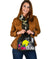 Palau Shoulder Handbag - Turtle Plumeria Banana Leaf - Polynesian Pride