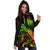 New Caledonia Polynesian Hoodie Dress - Turtle With Blooming Hibiscus Reggae - Polynesian Pride