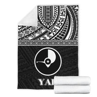 Yap Premium Blanket - Micronesian Black White Version - Polynesian Pride