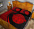 Hawaii Polynesian Pele Mauna Kea Quilt Bed Set Circle Style Red - Polynesian Pride