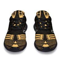 Samoa Sport Sneakers - Polynesian Tattoo Gold - Polynesian Pride