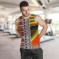 Hawaii Kanaka Maoli Pattern Men's Tank Top - Layer Style - Polynesian Pride