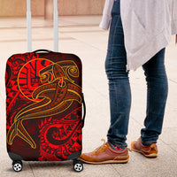 Tahiti Luggage Covers - Red Shark Polynesian Tattoo - Polynesian Pride