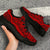 Polynesian Symmetry Red Chunky Sneakers - Polynesian Pride