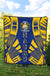 Nauru Premium Quilt - Nauru Coat Of Arms Polynesian Yellow Tattoo - Polynesian Pride