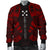 Gambier Islands Men Bomber Jackets - Polynesian Tattoo Red - Polynesian Pride