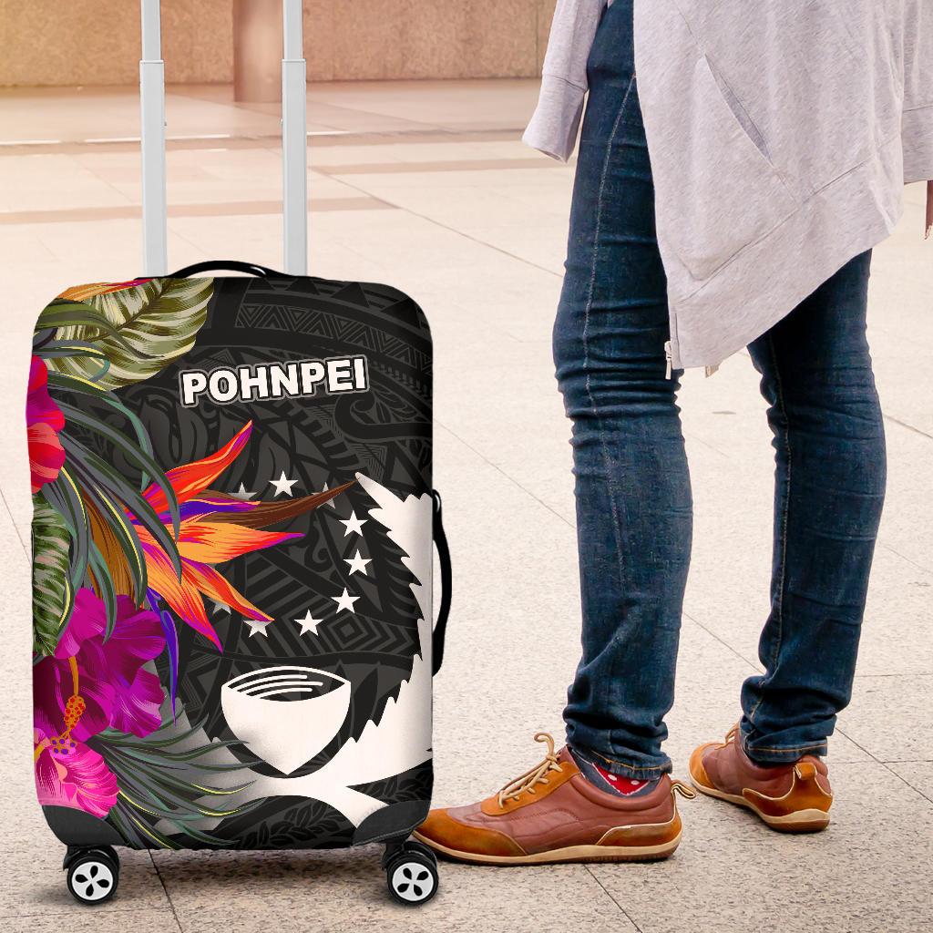 Pohnpei Luggage Covers - Polynesian Hibiscus Pattern - Polynesian Pride