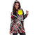 Palau Women's Hoodie Dress - Tribal Flower Special Pattern Red Color - Polynesian Pride