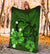 Hawaii Turtle Poly Tribal Green Premium Blanket - Polynesian Pride