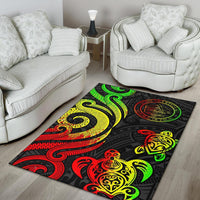 Palau Area Rug - Reggae Tentacle Turtle - Polynesian Pride