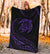 Hawaii Turtle Premium Blanket - Purple - Frida Style - Polynesian Pride