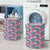 Hawaii Tropical Flowers Palm Leaves Hibiscus Strips Hawaii Laundry Basket - Polynesian Pride
