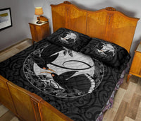 New Zealand Huia Bird, Maori Quilt Bed Set - Polynesian Pride