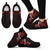 Kosrae Micronesia Sneakers - Coat Of Arm With Hibiscus - Polynesian Pride