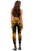 Chuuk Women Leggings Polynesian Pattern Gold - Polynesian Pride