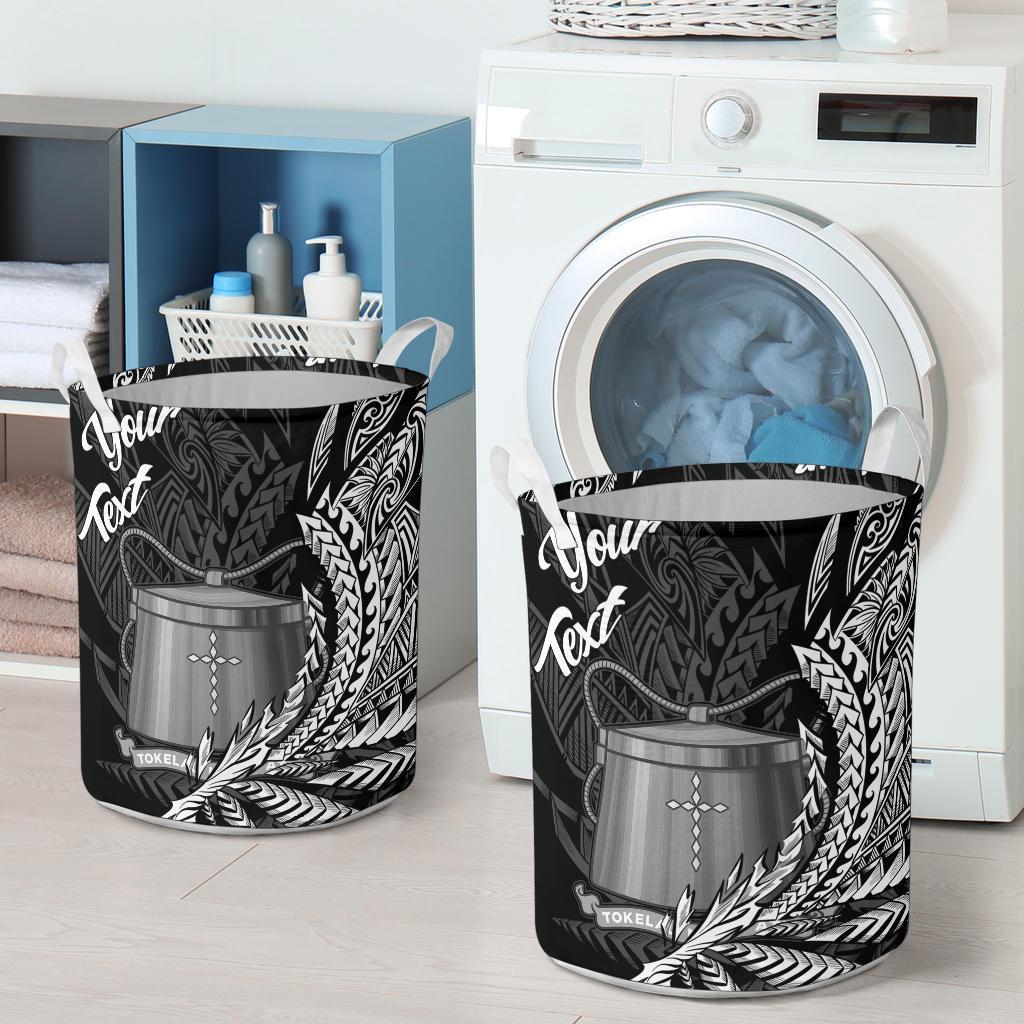 Tokelau Laundry Basket - Custom Personalised Wings Style - Polynesian Pride