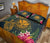 Hawaii Kanaka Turtle Hibiscus Plumerian Polynesia Quilt Bed Set - Alena Style - Polynesian Pride