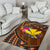 Hawaii Kanaka Maoli Area Rug - Polynesian Hook And Hibiscus - Polynesian Pride