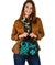 Wallis and Futuna Shoulder Handbag - Turquoise Tentacle Turtle - Polynesian Pride