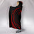 Kanaka Hooded Blanket - Red - Frida Style - Polynesian Pride