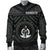 Vanuatu Men's Bomber Jacket - Vanuatu Seal With Polynesian Tattoo Style - Polynesian Pride