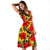 Hawaii Tropical Flowers And Palm Leaves Midi Dress - Polynesian Pride