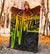 Hawaii Personalised Premium Blankets - Kanaka Maoli With Polynesian Pattern In Heartbeat Style (Reggae) - Polynesian Pride