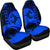 Guam Car Seat Covers - Guam Coat Of Arms Hibiscus And Wave Blue - K6 Universal Fit Blue - Polynesian Pride