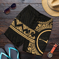 Yap Polynesian All Over Print Men's Short - Gold Version - Polynesian Pride