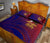 American Samoa Polynesian Quilt Bed Set - Bald Eagle (Blue - Red) - Polynesian Pride