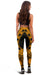 Northern Mariana Islands Women Leggings Polynesian Pattern Gold - Polynesian Pride