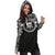 Tuvalu Women Hoodie Dress - Tuvalu Coat Of Arms Polynesian Black Color - Polynesian Pride