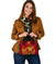 Hawaii Polynesian Personalised Shoulder Handbag - Vintage Polynesian Turtle (Red) - Polynesian Pride