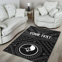 Yap Personalised Area Rug - Yap Seal With Polynesian Tattoo Style - Polynesian Pride
