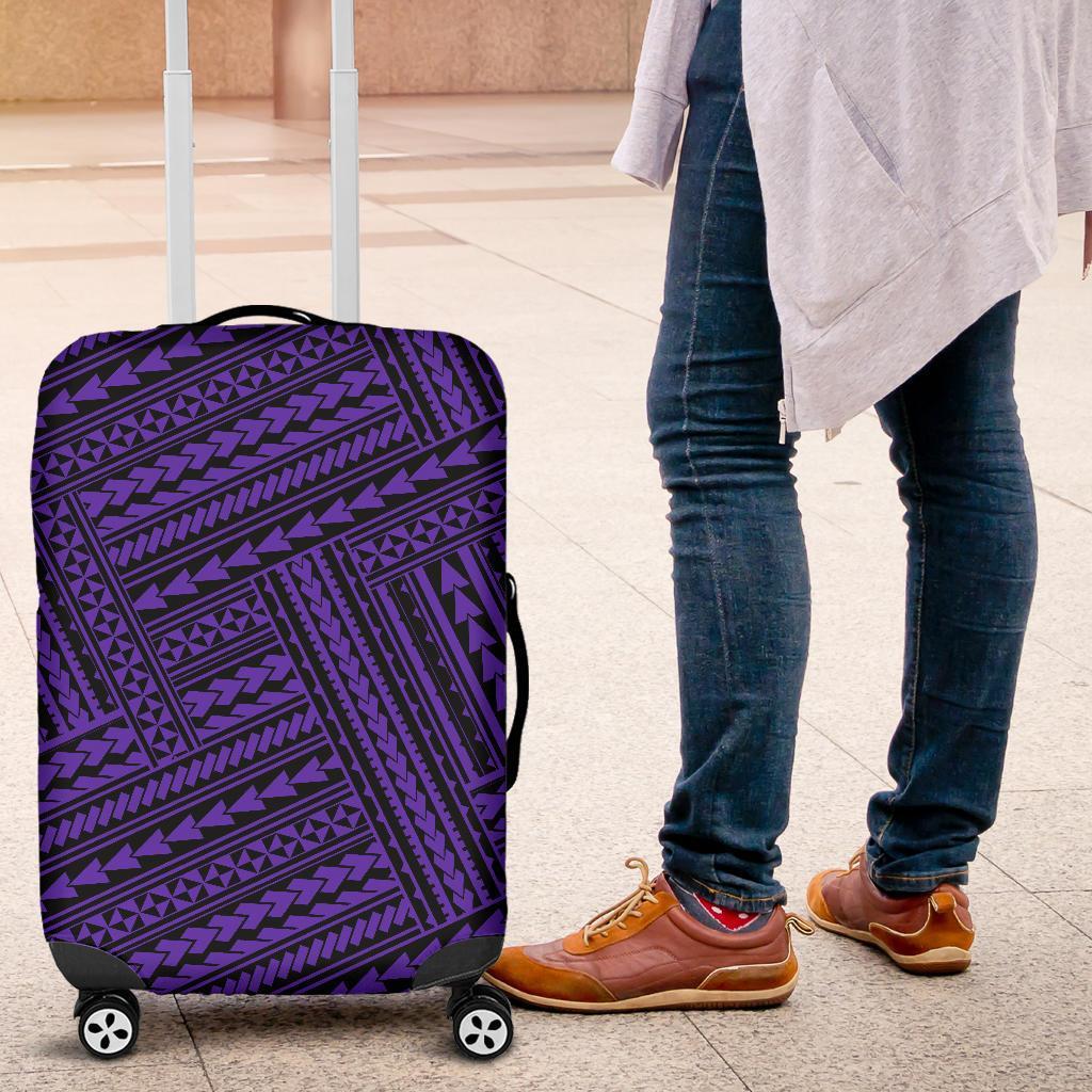 Polynesian Nation Violet Luggage Covers - Polynesian Pride